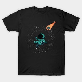 Astronaut in space T-Shirt